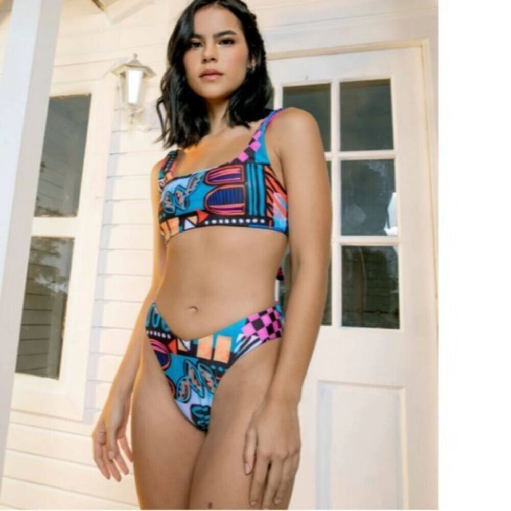 Axil Swim x Maria Manko NWT High Waisted Bikini